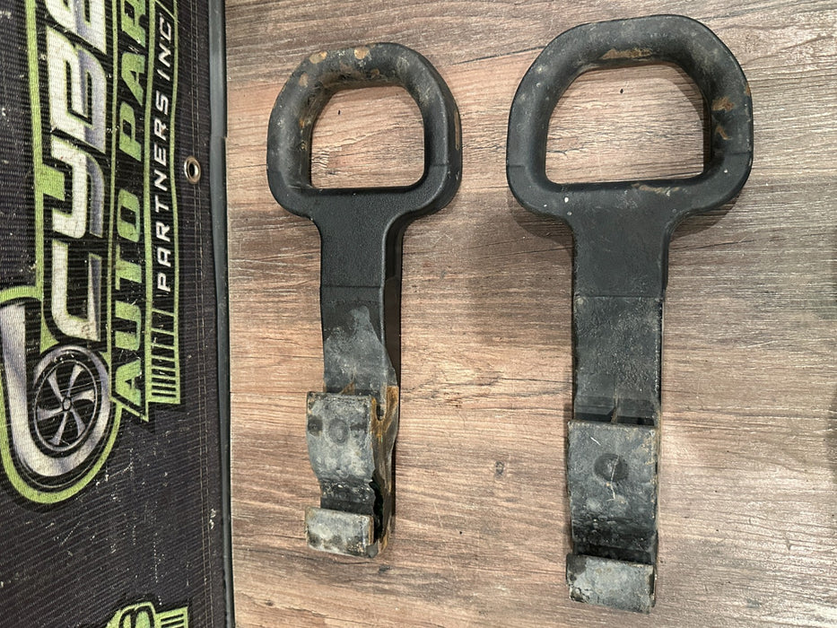 2022 DODGE RAM 2500 3500 LEFT RIGHT TOW HOOK PAIR OEM