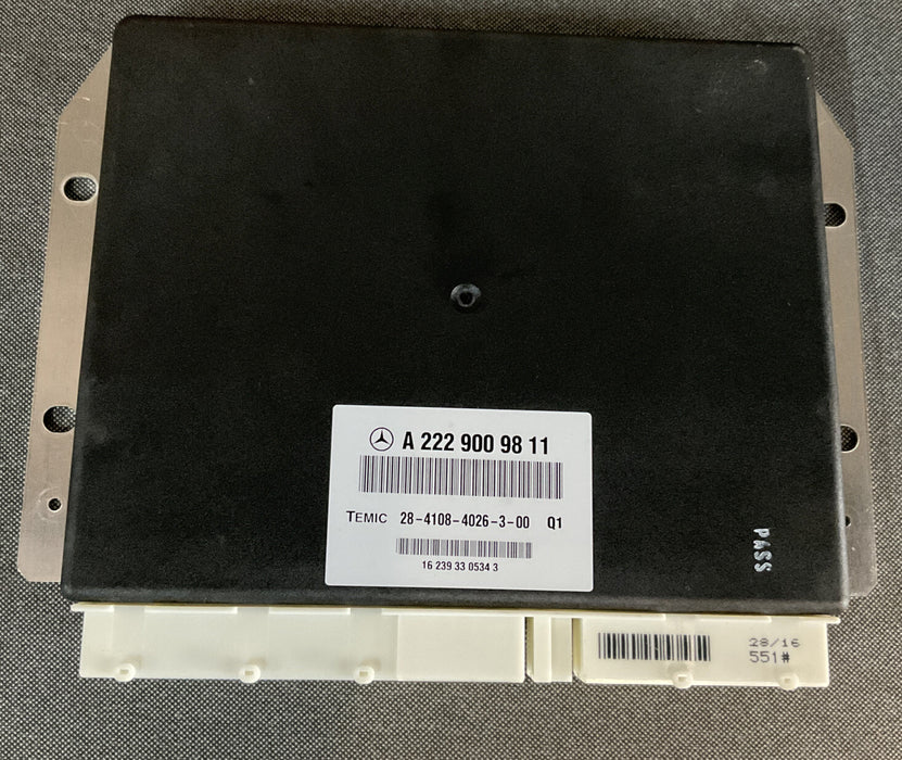 2017 MERCEDES BENZ C63 AMG ACTIVE SUSPENSION DAMPER CONTROL MODULE 2229009811