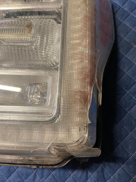 2017 FORD F250 F350 F450 DRIVER LEFT LED HEADLIGHT OEM *DAMAGED*