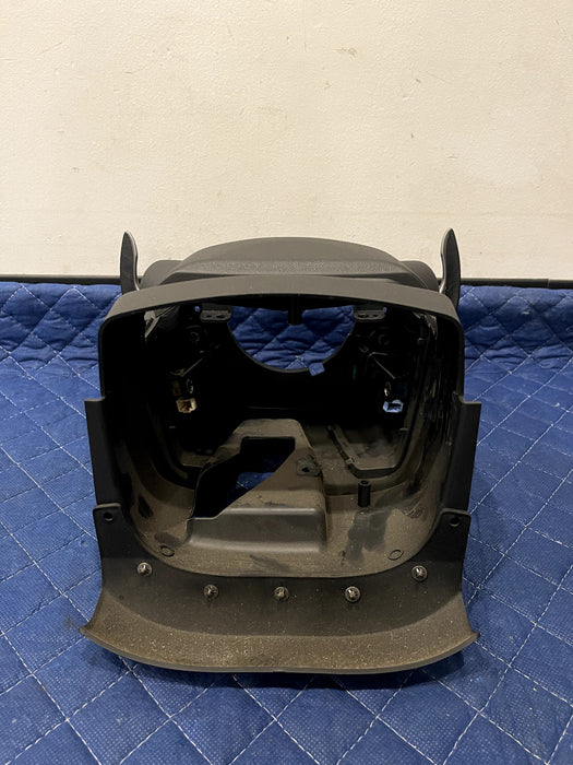 2017 NISSAN 370Z NISMO STEERING COLUMN COVER GUN METAL GRAY PADDLE SHIFTERS OEM