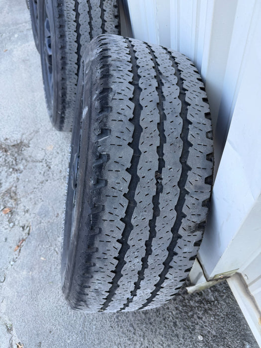 2024 RAM 2500 3500 LARAMIE FACTORY 20" WHEELS RIMS TIRES TAKE OFFS 34K 8X165