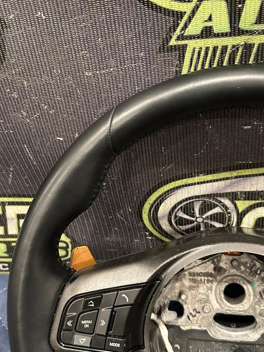 2015-2020 JAGUAR F TYPE R STEERING WHEEL FLAT BOTTOM EX53 3F563 AFE8PVJ ~READ!!~