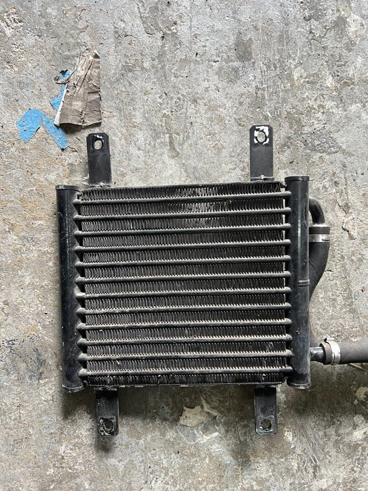 2012 AUDI R8 OEM FRONT POWER STEERING OIL COOLER RADIATOR W/ PIPE LINES HOSES