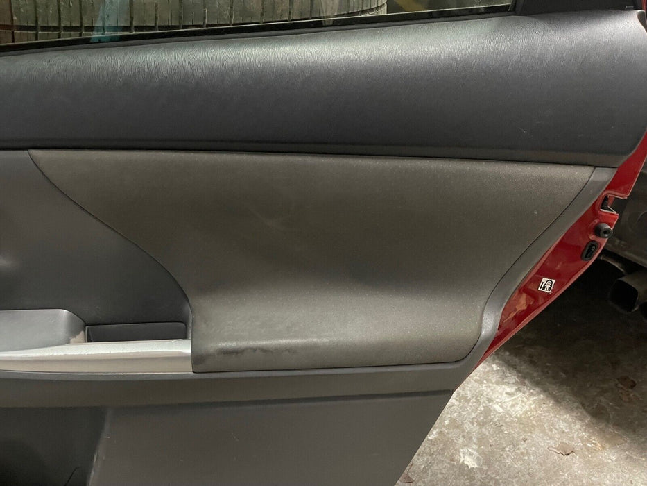 2014 TOYOTA PRIUS V REAR RIGHT RH RED DOOR W PANEL OEM *SUN DAMAGE* (READ!)