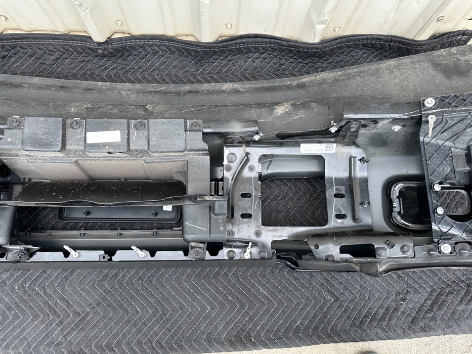 2023 2025 FORD F250 F350 PLATINUM FRONT BUMPER ASSEMBLY AGATE BLACK ~PAINT CHIP~