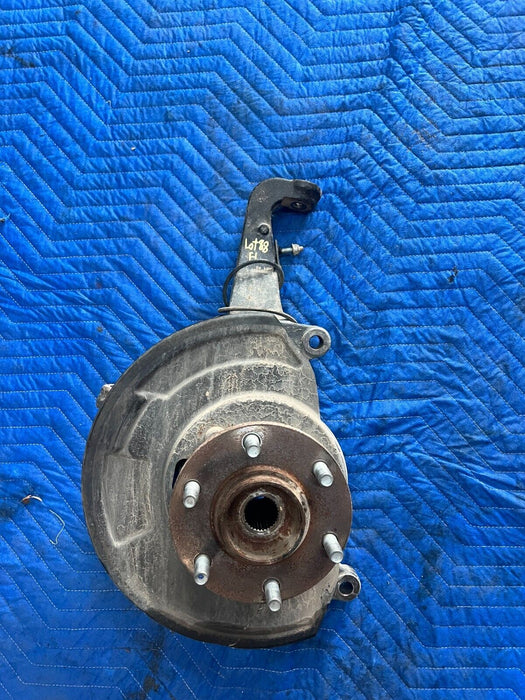 2018 NISSAN TITAN XD FRONT LEFT DRIVER KNUCKLE SUSPENSION SPINDLE OEM