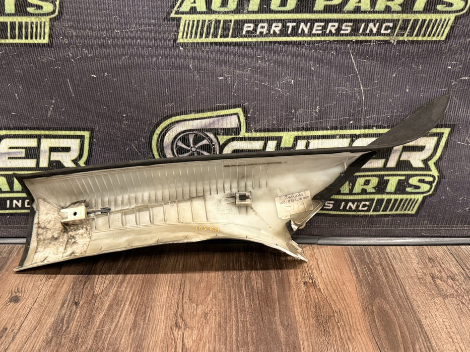 2021 AUDI R8 FRONT RIGHT ALCANTARA A PILLAR TRIM OEM 4S8 867 234 *WEAR 4-6*