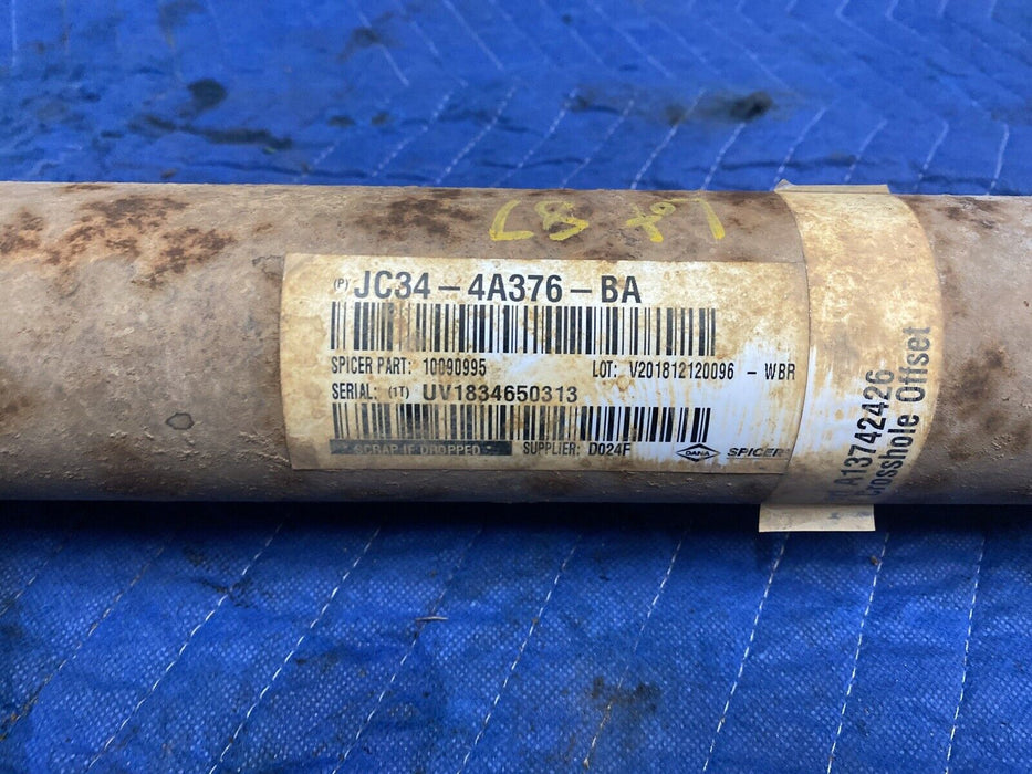 2019 FORD F250 F350 F450 SUPER DUTY 4X4 FRONT DRIVE SHAFT OEM JC34-4A376-BA