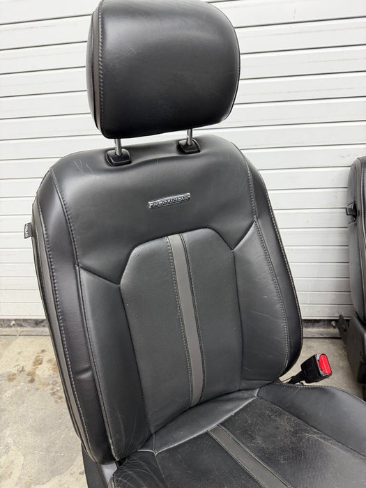 2017 2018 2019 FORD F250 F350 F450 PLATINUM INTERIOR SEATS CENTER CONSOLE PANELS
