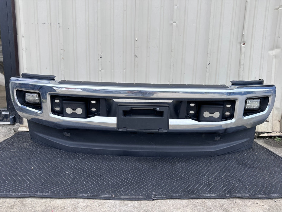 2017 2018 2019  FORD F250 F350 FRONT BUMPER ASSEMBLY CHROME OEM