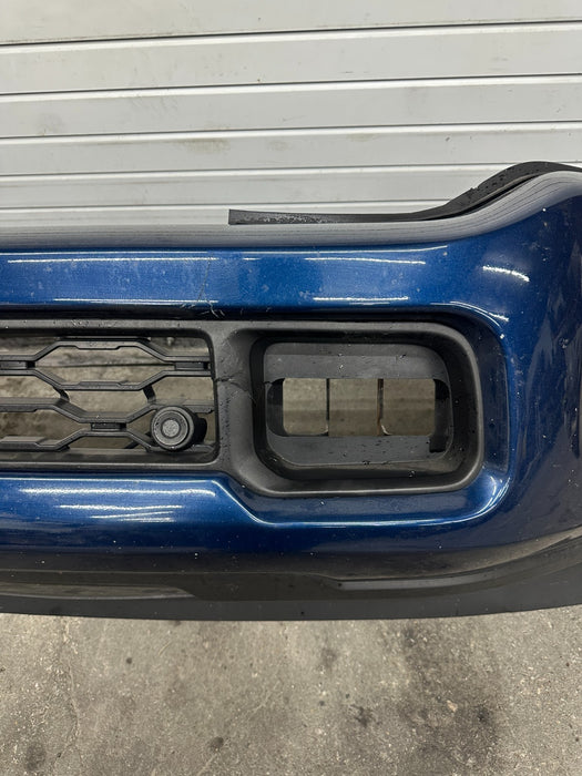 2021 RAM 2500 LARAMIE FRONT BUMPER W HARNESS BLUE PEARL (PPX) OEM *READ*