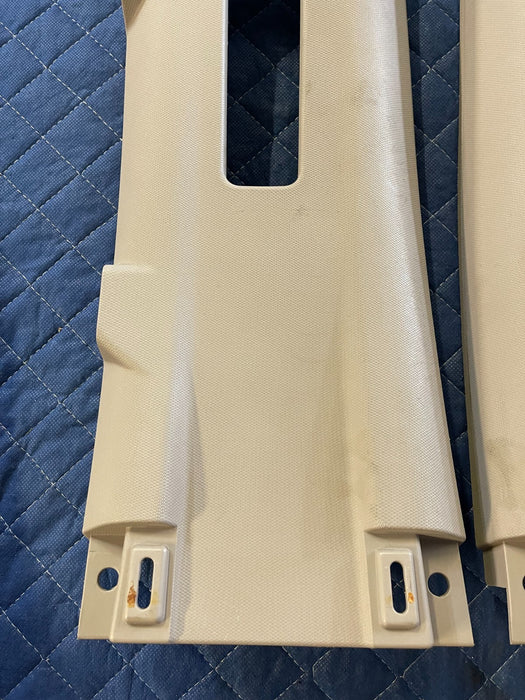 2017-2019 FORD F250 F350 F450 LIMITED LEFT & RIGHT UPPER B PILLAR TRIMS OEM