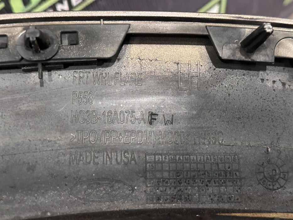 2017-2022 FORD F250 F350 FRONT LEFT RIGHT FENDER FLARES GOLD OEM *PAINT FLAWS*