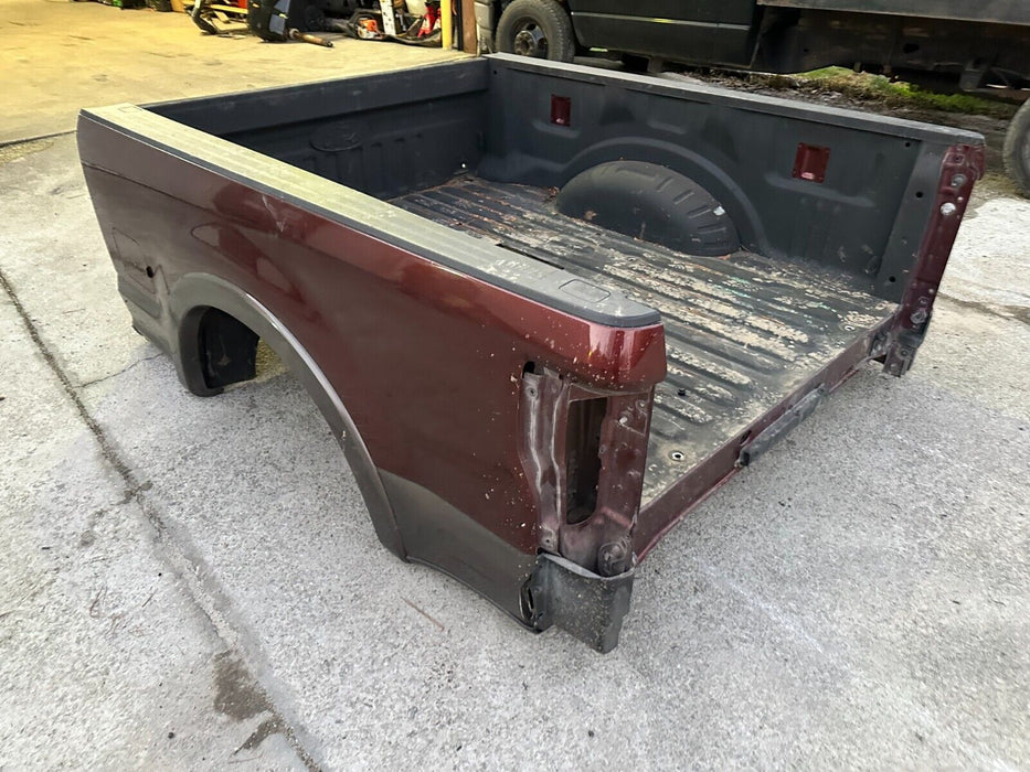 2017-2022 FORD F250 F350 6' 9" SHORT BED TWO TONE W/ FLARE RED OEM *DAMAGE*