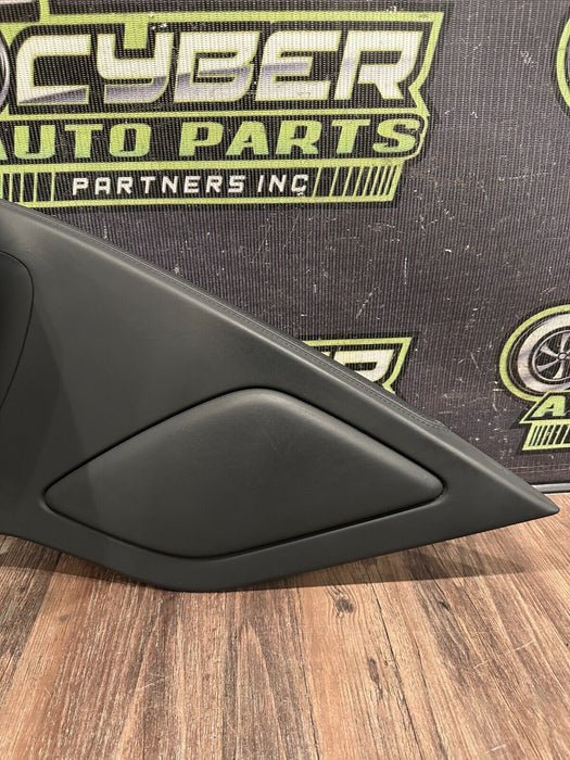 2017-18 AUDI R8 PLUS SPYDER DRIVER LEFT LEATHER COVERFRAME PANEL OEM 4S1 858 970