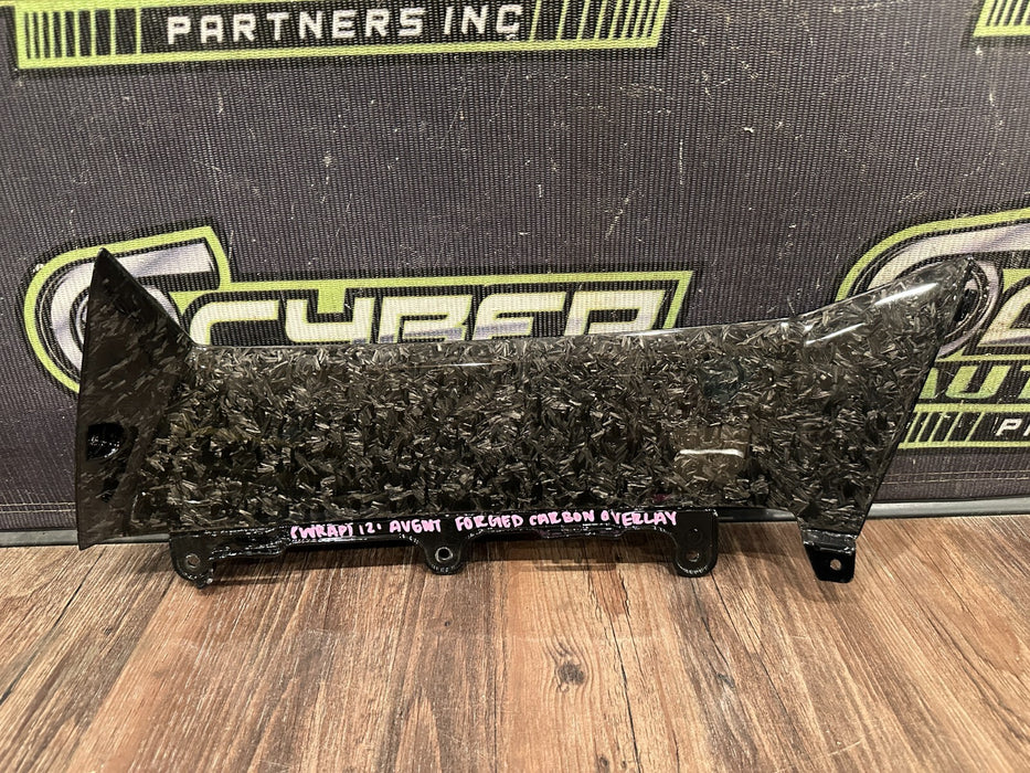 2012 LAMBORGHINI AVENTADOR FORGED CARBON FIBER OVERLAY (WRAP) TRIM SET OEM