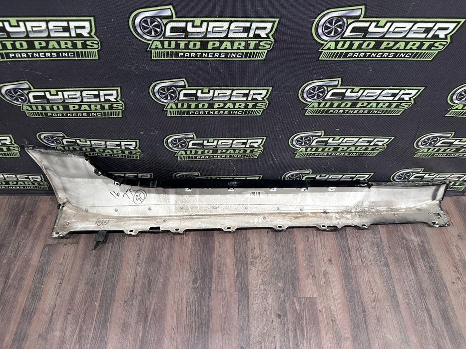 2015 JAGUAR F TYPE DRIVER LEFT SIDE SKIRT MOULDING BLACK OEM
