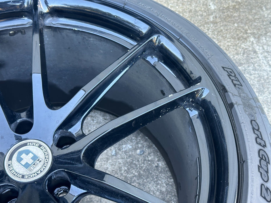 AUDI R8 LAMBORGHINI HURACAN 5X112 HRE P104 WHEELS RIMS 20X12 +46 / 20X9 +38