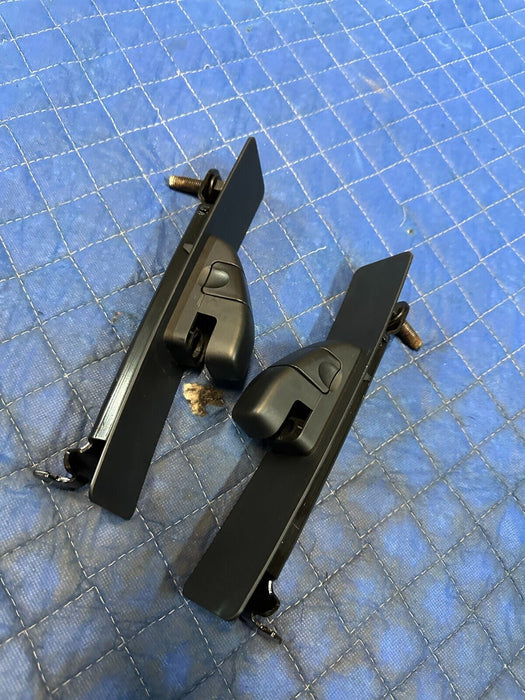 2019 FORD F250 F350 F450 PLATINUM B PILLAR SEATBELT ADJUSTER BRACKETS PAIR OEM
