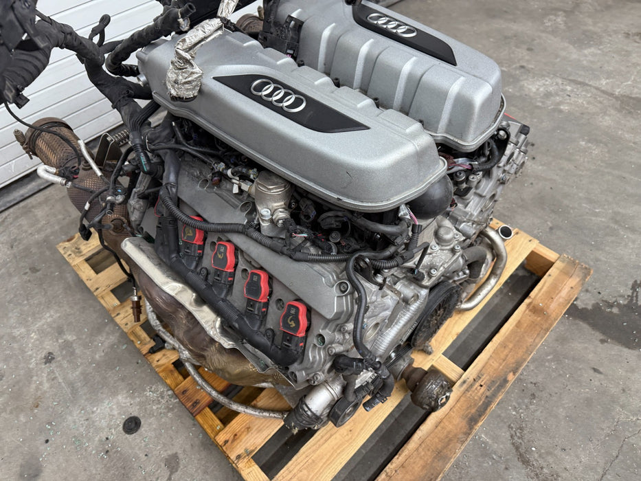 2021 AUDI R8 AWD 5.2L V10 ENGINE MOTOR DROPOUT ASSEMBLY 14,100 MILES