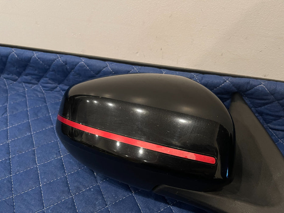 2015 NISSAN 370Z NISMO FRONT RIGHT DOOR MIRROR ACCENT STRIPE OEM L 77 *FADING*