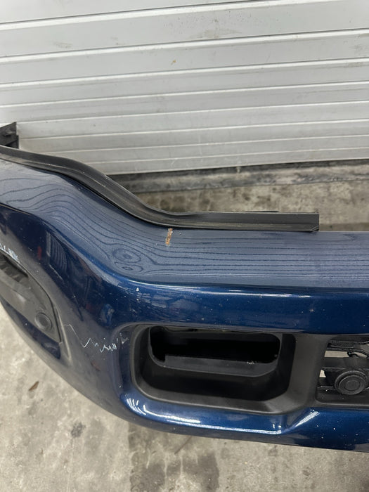 2021 RAM 2500 LARAMIE FRONT BUMPER W HARNESS BLUE PEARL (PPX) OEM *READ*