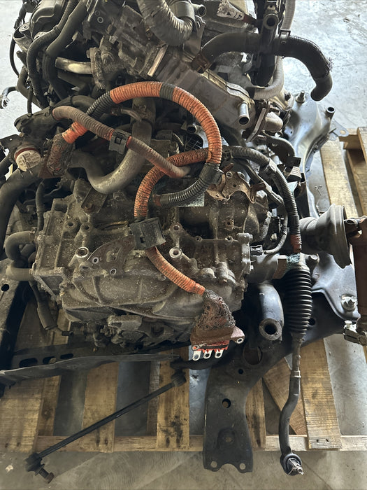 2014 Toyota Prius V Engine and Transmission W/ Subframe Assembly OEM 394K Miles