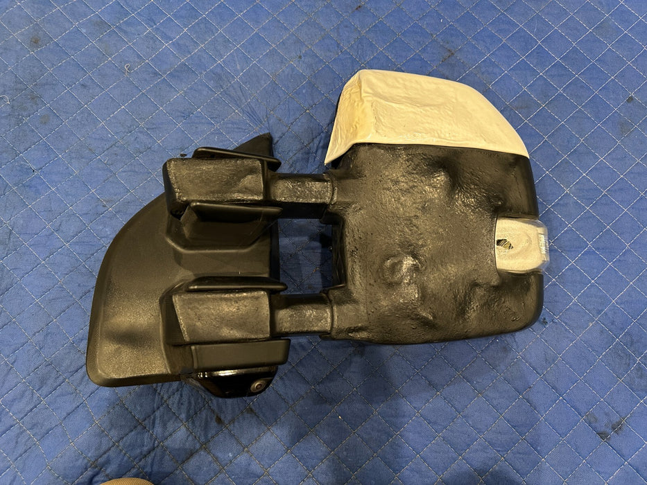 2017-2022 FORD F250 F350 F450 DRIVER LEFT TOW MIRROR OEM ~FIRE DAMAGE~