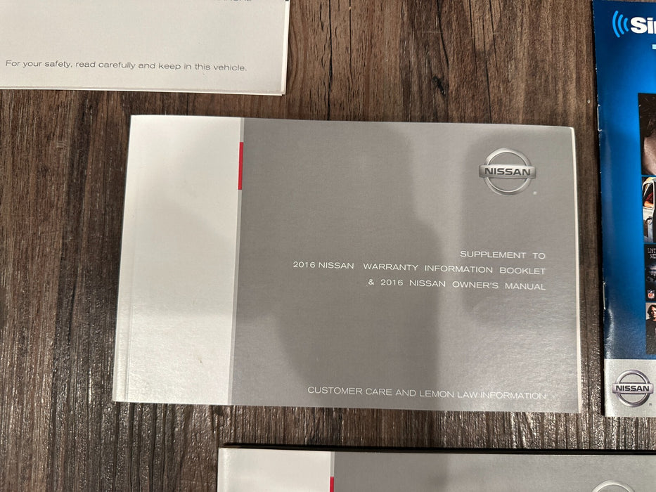 2016 NISSAN TITAN OWNERS MANUAL BOOKLET SET OEM