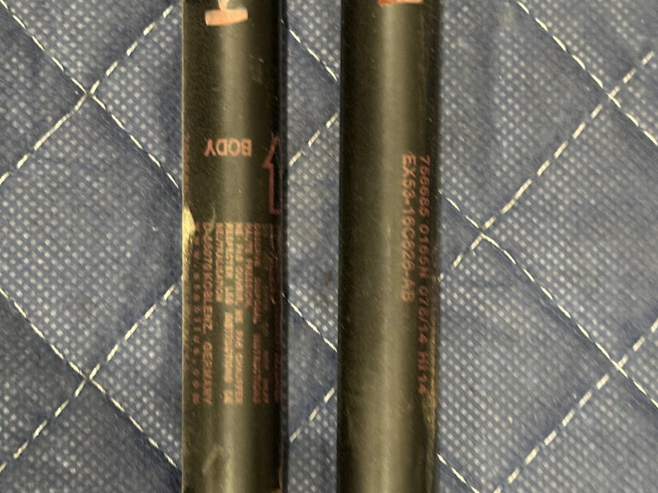 2015 JAGUAR F TYPE R FRONT RIGHT LEFT HOOD STRUTS EX53-16C826-AB