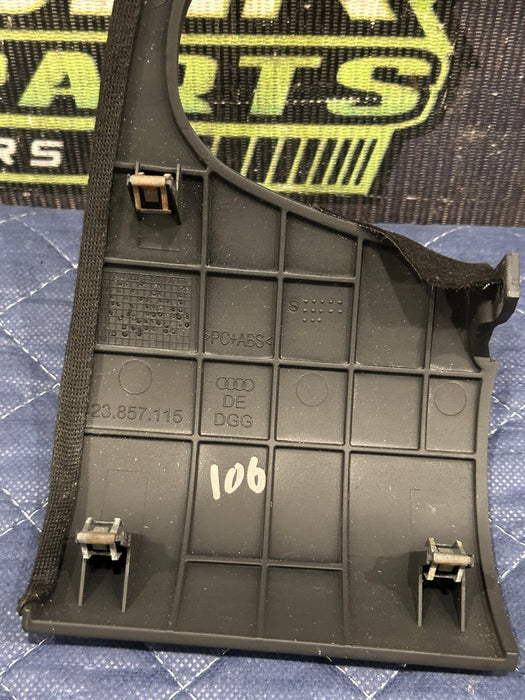 2014 AUDI R8 DASH DASHBOARD GAUGE CLUSTER SURROUND TRIM BEZEL OEM 423 857 115