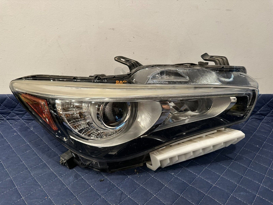 2014-2017 INFINITI Q50 OEM PASSENER RH NON ADAPTIVE AFS LED HEADLIGHT ASSEMBLY