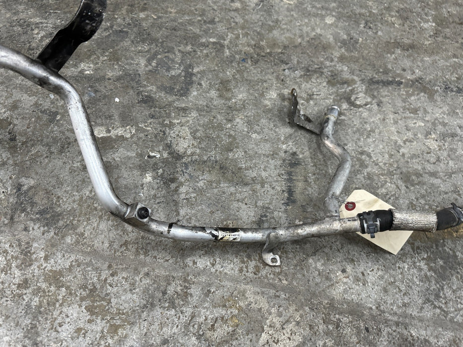 2014 AUDI R8 V10 REAR RIGHT COOLANT PIPE HOSE 420 121 085 B 420 121 481 C OEM