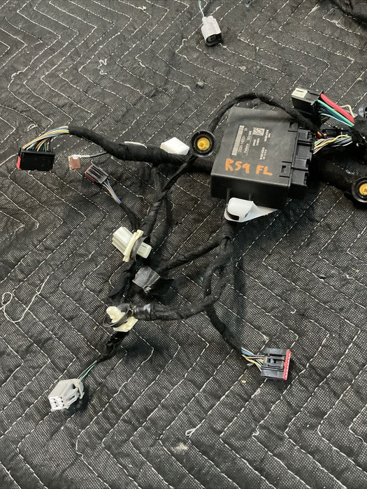 2017 FORD F350 KING RANCH FRONT DRIVER/ LEFT DOOR HARNESS OEM