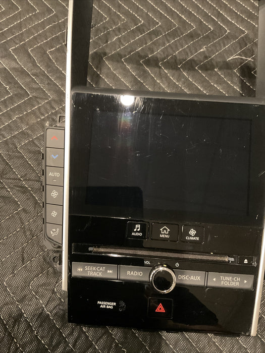 2016 INFINITI Q50 RADIO DASH BEZAL CLIMATE CONTROLS ASSEMBLY OEM 253914HB5A