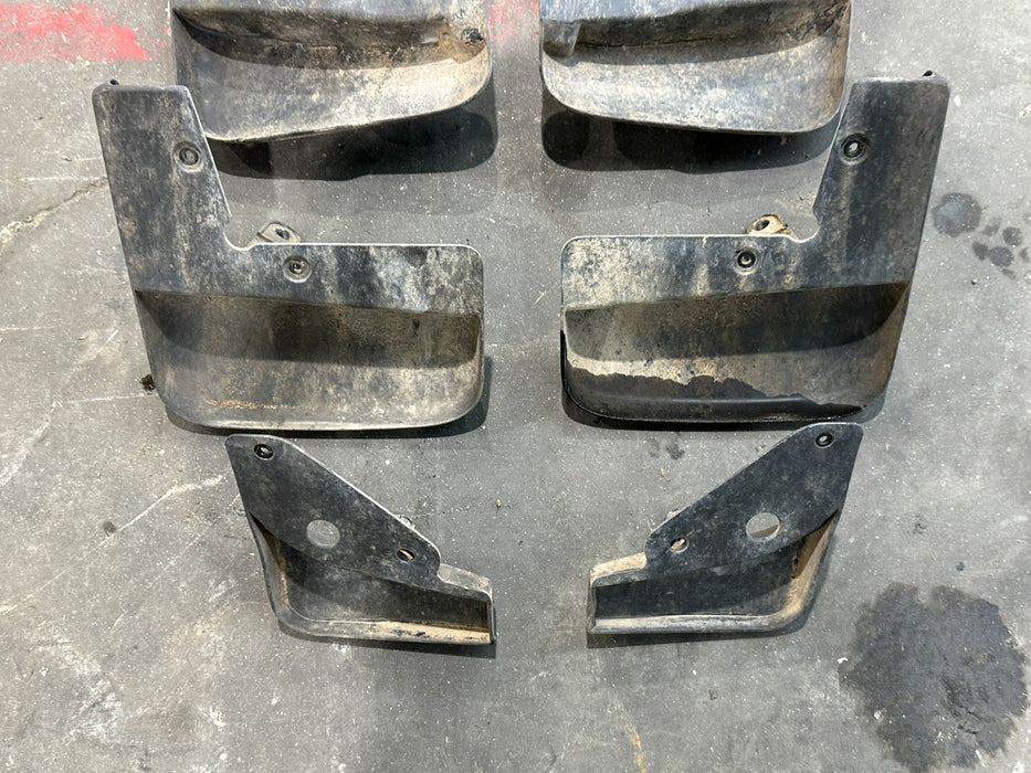 2017 NISSAN TITAN XD PRO 4X FRONT REAR MUD FLAPS SPLASH SHIELD SET OEM