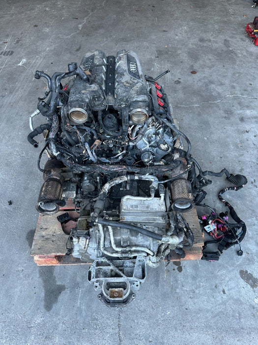 2014 AUDI R8 5.2L V10 ENGINE MOTOR TRANSMISSION LONG BLOCK ASSEMBLY 31K MILES