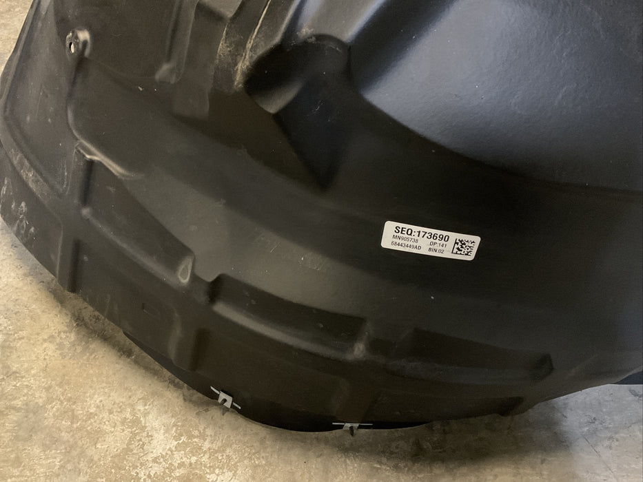2022 RAM 1500 TRX HELLCAT 6.2L FRONT DRIVER LEFT FENDER LINER OEM