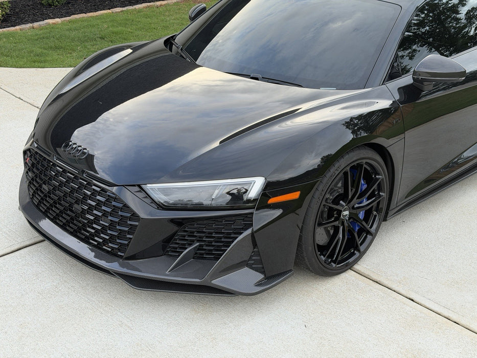 HRE P104 WHEELS 5X112 AUDI R8 HURACAN 20X9 +38 FRONT 20X12 +46 REAR GLOSS BLACK
