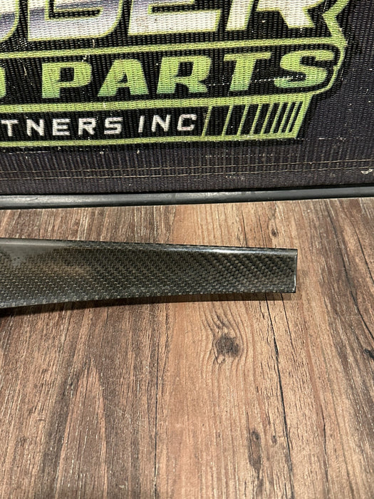 2021 AUDI R8 DASHBOARD LEFT CARBON FIBER TRIM OEM 4S1857211 D *HEAT FLAWS 2-3*