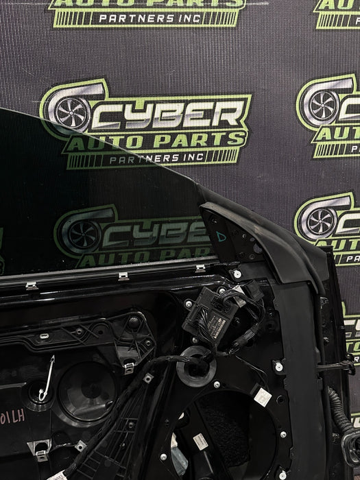 2015 JAGUAR F TYPE FRONT DRIVER LEFT BLACK DOOR SHELL OEM *FLAWS/READ*