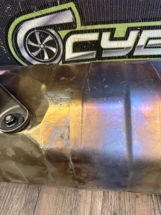 2017 2018 2019 PORSCHE 911 GT3 CENTER EXHAUST MUFFLER W/ TIPS OEM 991 111 027 90