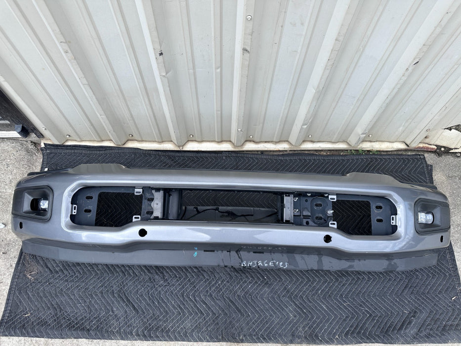 2023 2024 2025 FORD F250 F350 FRONT BUMPER ASSEMBLY CARBONIZED GRAY OEM