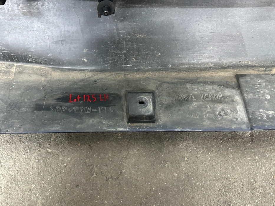 2013 NISSAN 370Z SPORT CONVERTIBLE LEFT SIDE SKIRT MIDNIGHT BLUE OEM *WEAR 3-5*