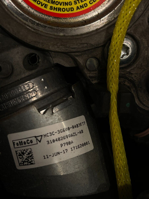 2017-2022 FORD F250 F450 KING RANCH ADAPTIVE STEERING WHEEL *FAULT*