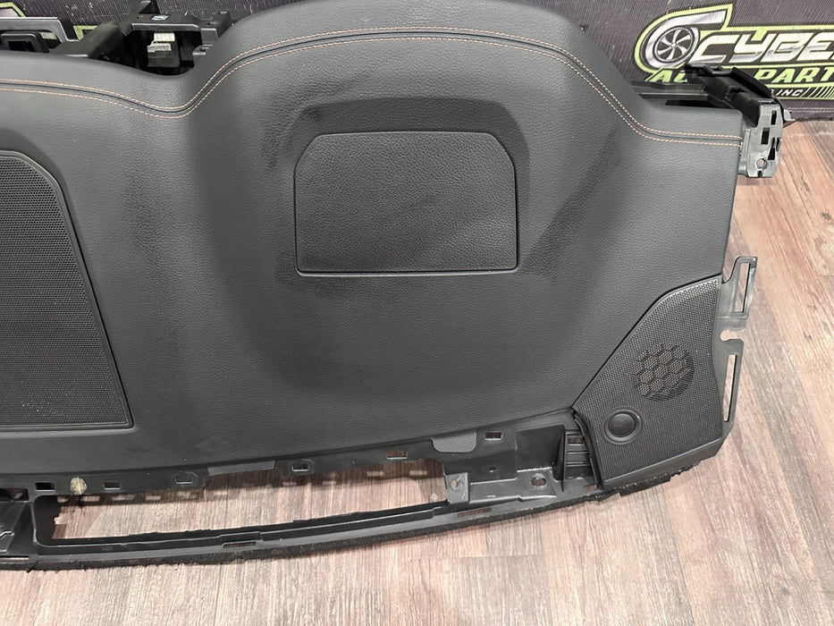 2017 NISSAN TITAN XD RESERVE BLACK LEATHER DASH DASHBOARD W BAG OEM