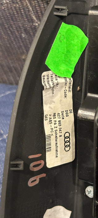 2014 AUDI R8 SPYDER CONVERTIBLE ROOF SWITCH 427 863 347 B