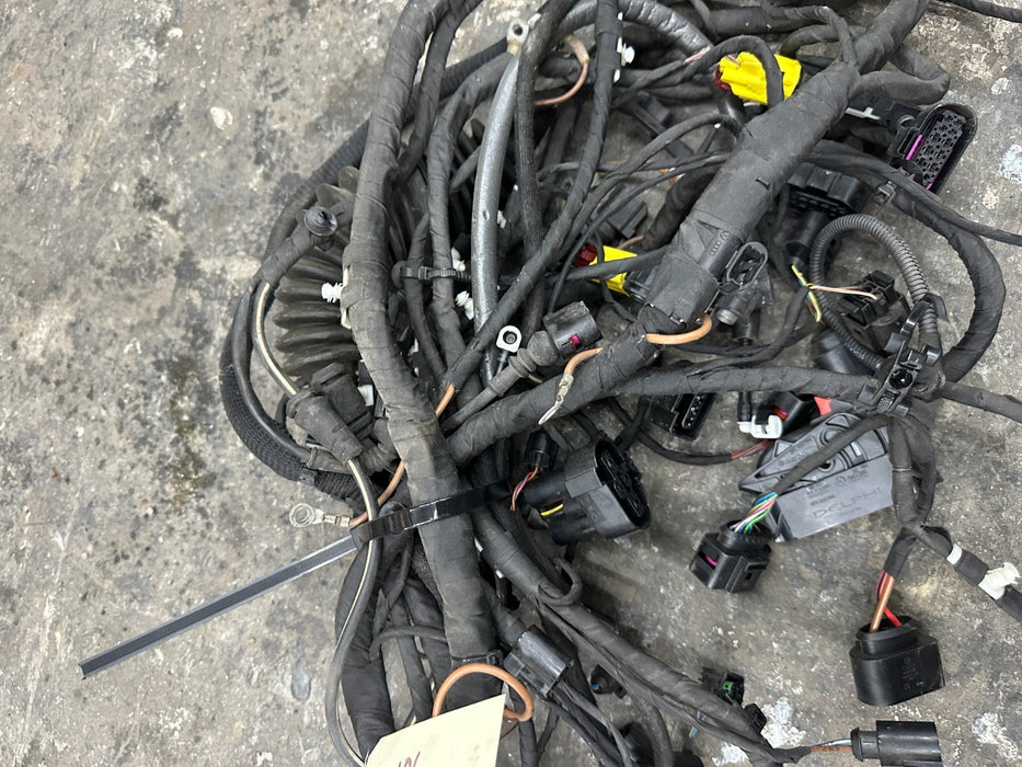 2014 AUDI R8 SPYDER FRONT FRUNK TUB HARNESS HARNESS ~CUT~