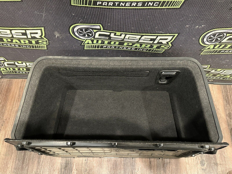 2017-18 AUDI R8 PLUS SPYDER FRONT FRUNK STORAGE COMPARTMENT ASSEMBLY OEM (4 PC)