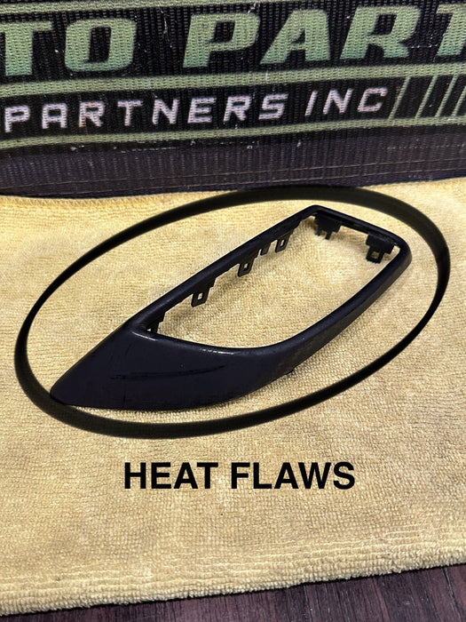 2021 AUDI R8 LEFT DOOR PANEL CARBON FIBER AIR VENT TRIM OEM *HEAT FLAW/READ*